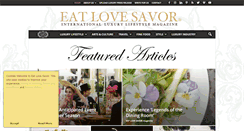 Desktop Screenshot of eatlovesavor.com