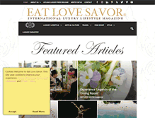 Tablet Screenshot of eatlovesavor.com